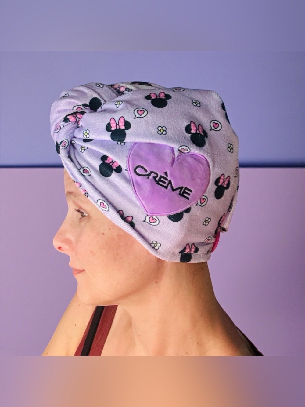 The Crème Shop Disney Minnie Mouse Microfiber Turban NIB